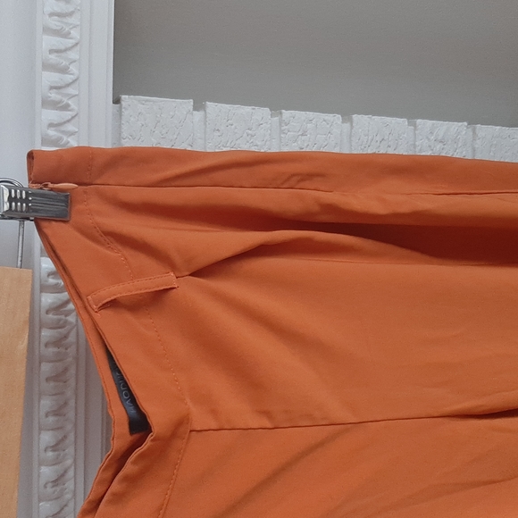 Women's Haoduoyi Orange Wide Leg High Waist Pants Trousers Size M - Picture 3 of 11
